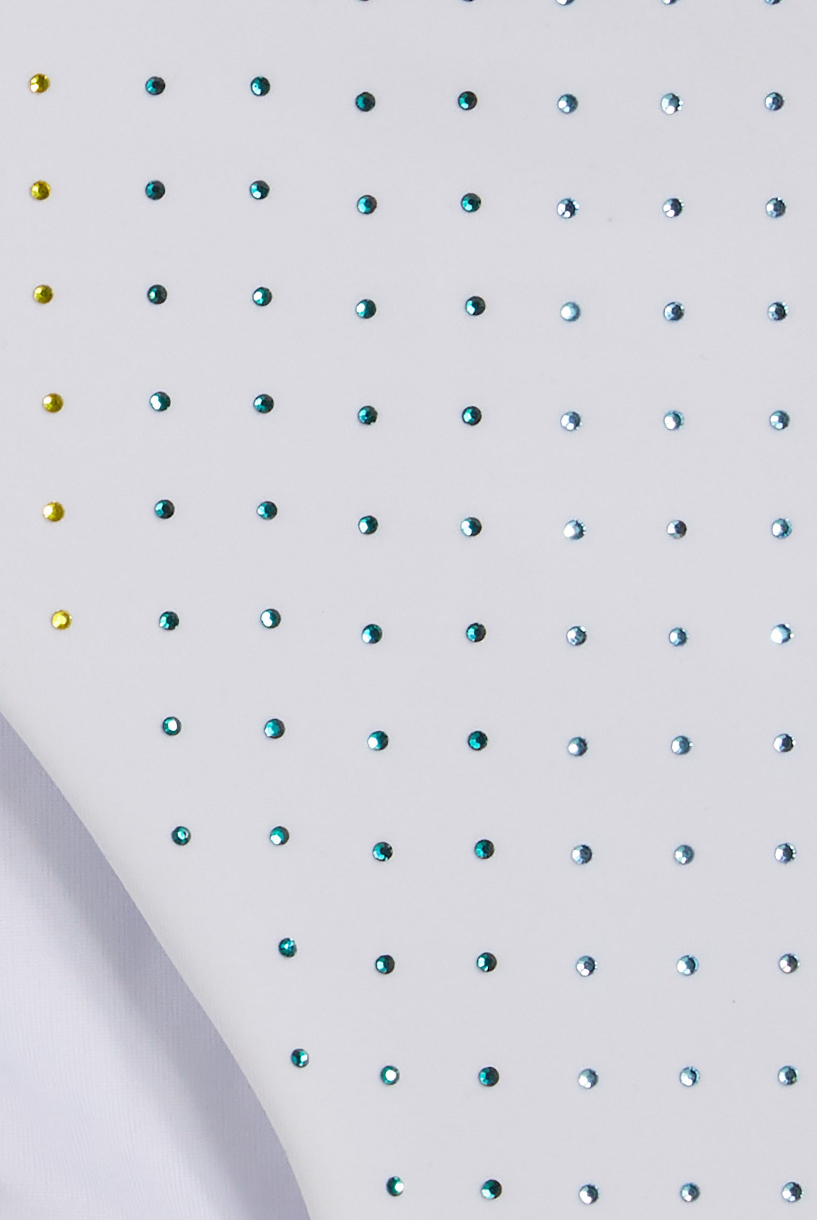 Bikinihose mit Strassverzierung - An den Seiten gebunden - WHITE