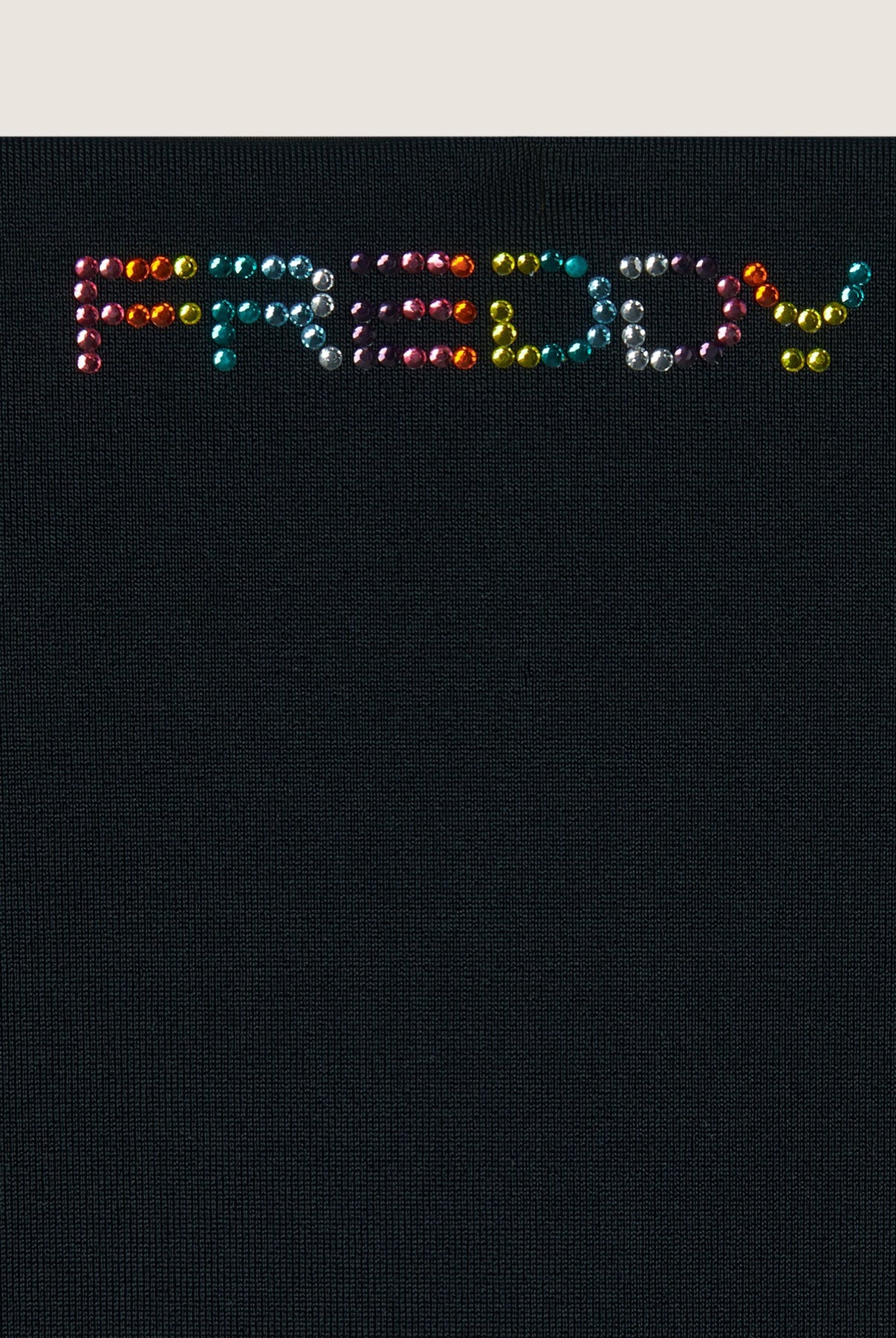 Bikinihose mit Strassverzierung - An den Seiten gebunden - BLACK