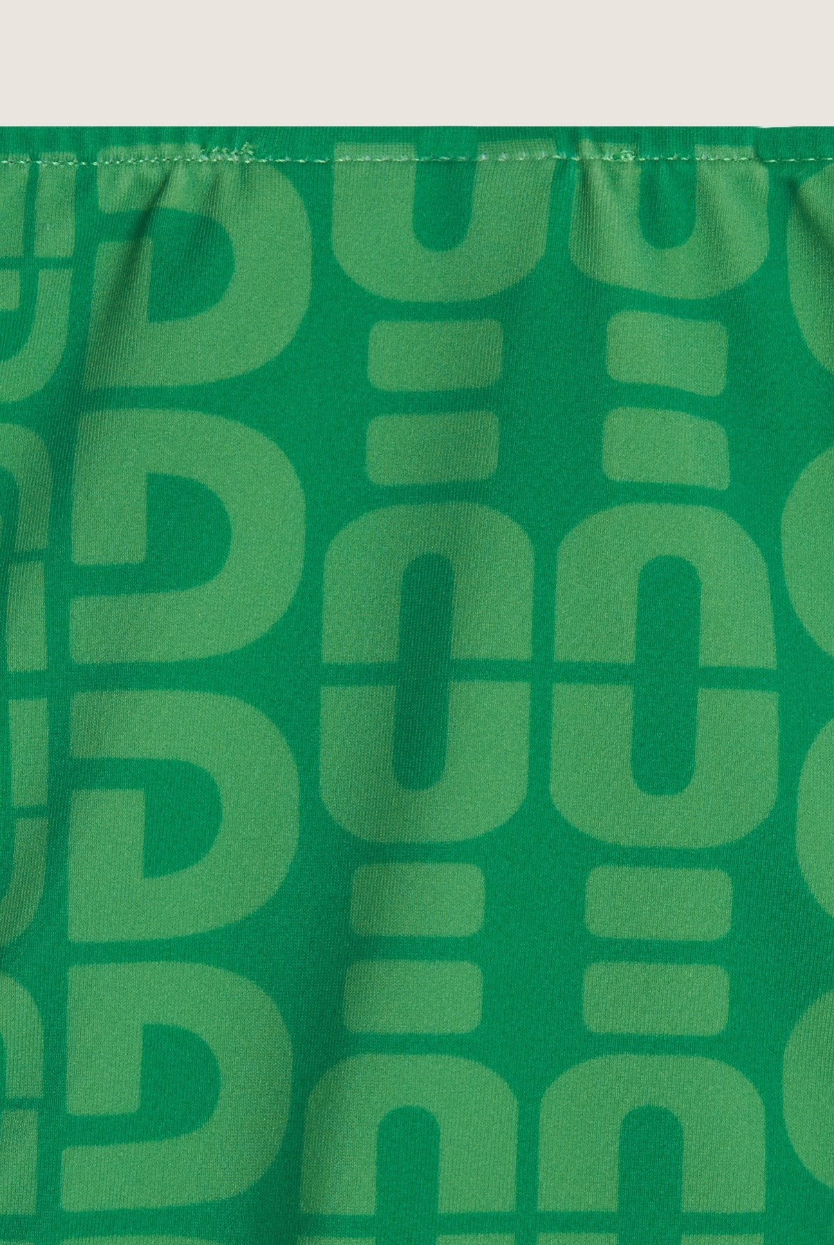 String-Bikinihose mit Allover-Logo-Print - GREEN