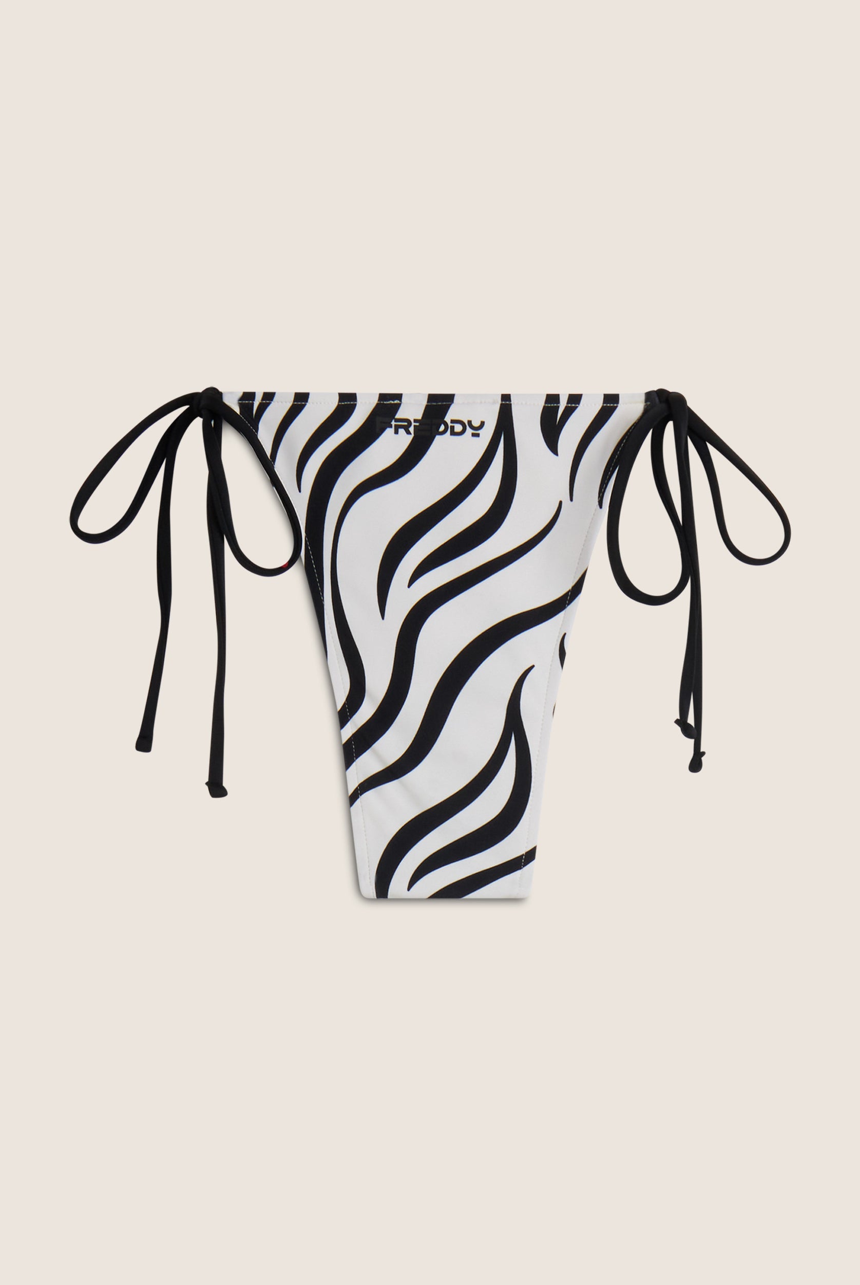 String-Bikinihose mit Zebramuster - ZEBRA