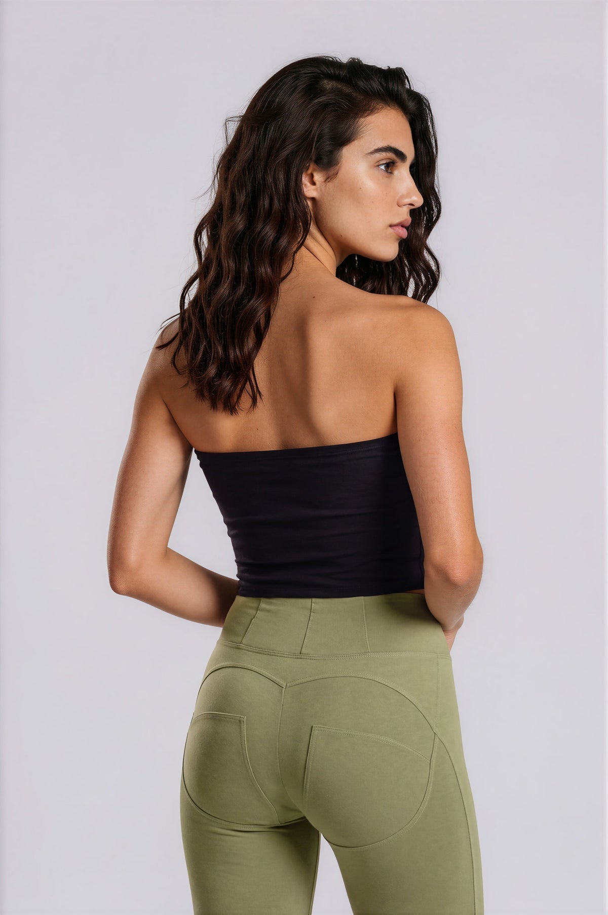 WR.UP Push-Up High Waist Skinny Pants - Four Leaf Clover Green