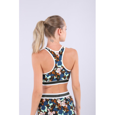 Floral Yoga Top - Made in Italy - BMP - Floral