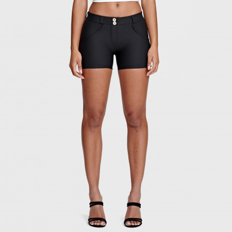 WR.UP Shorts - Regular Waist Skinny - Made in Italy - N0 - Black
