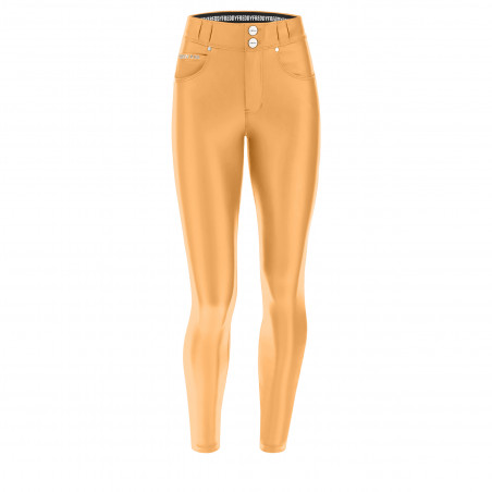 N.O.W® Ecoleather Pants - 7/8 Mid Waist Super Skinny - A50 - Topax