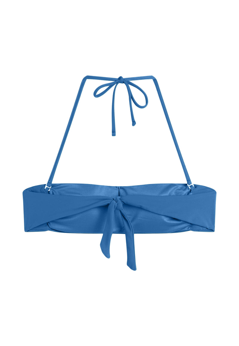 Bandeau-Bikinioberteil mit Freddy Logo - BLUE