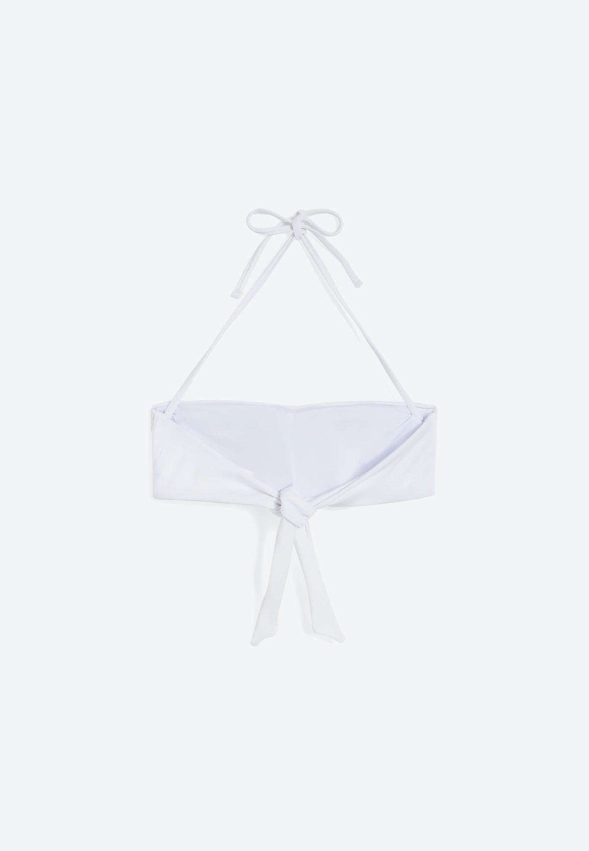 Bandeau-Bikinioberteil mit Freddy Logo - WHITE