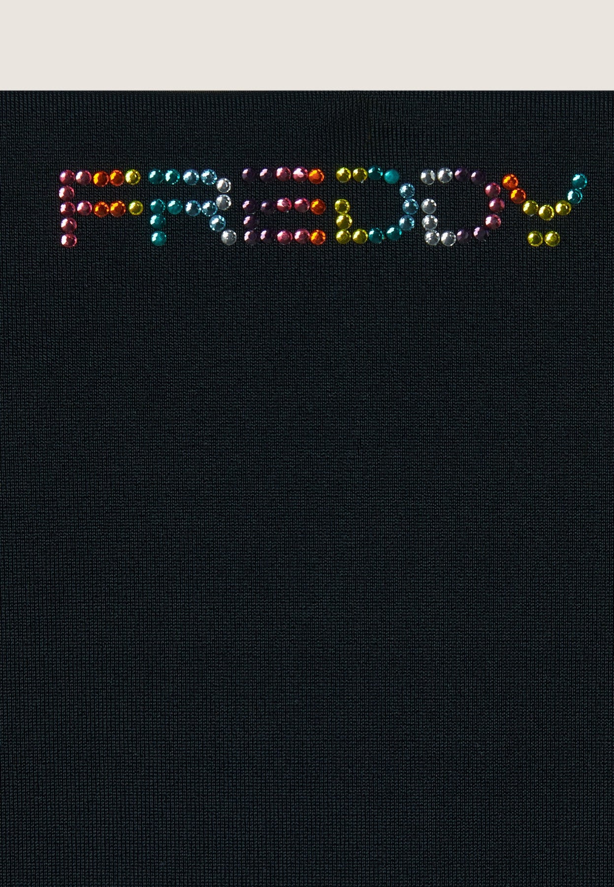 Bikinihose mit Strassverzierung - An den Seiten gebunden - BLACK