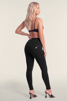 N.O.W. Yoga Mid Waist Skinny Pants - Black