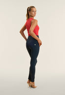 WR.UP Push-Up High Waist Skinny Sculpt Tech Leggings - Total Eclipse Blue