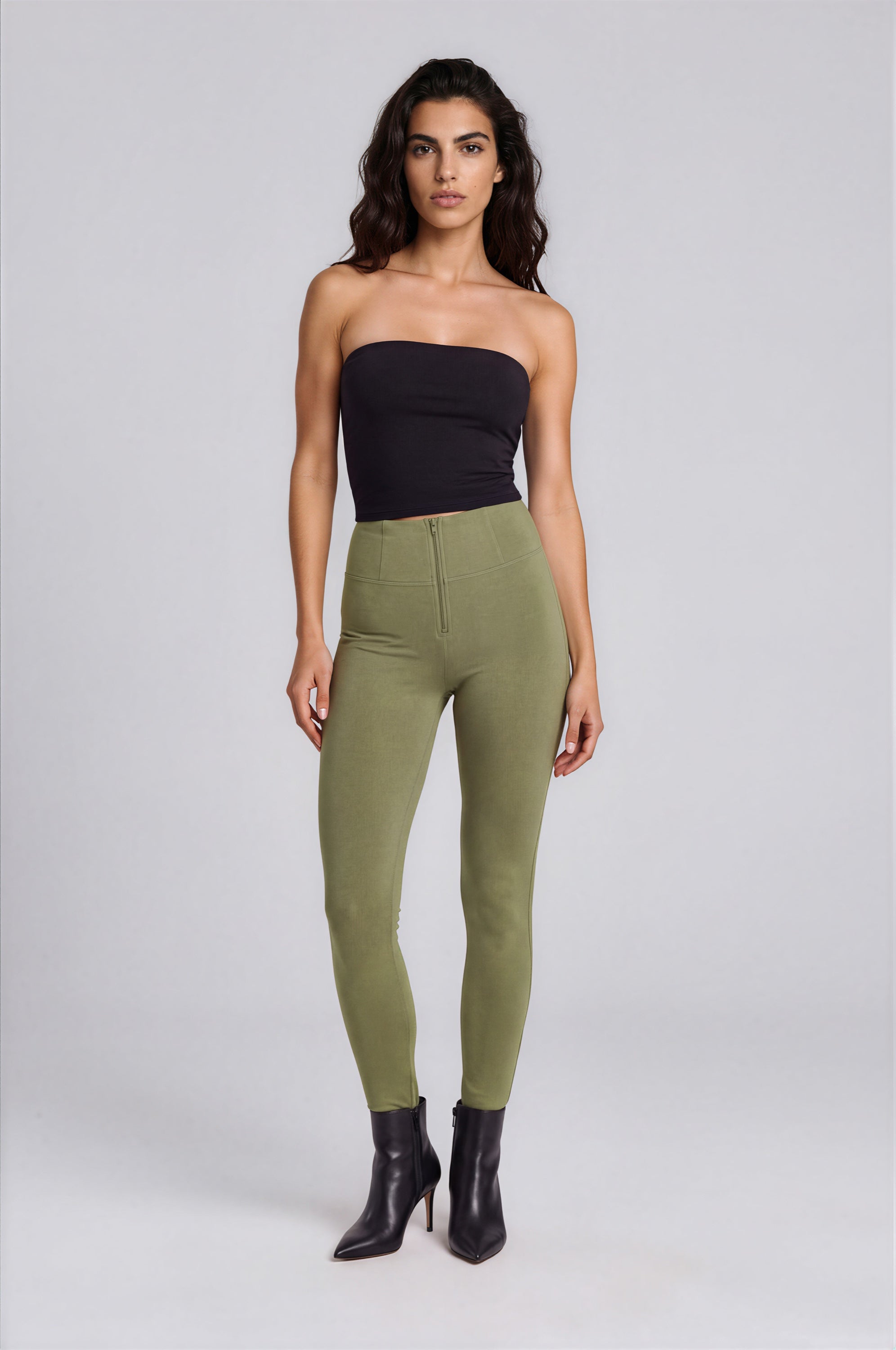 WR.UP Push-Up High Waist Skinny Pants - Four Leaf Clover Green