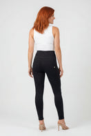 WR.UP Push-Up Super High Waist Skinny Denim Jeans - Denim Black - Black Seam